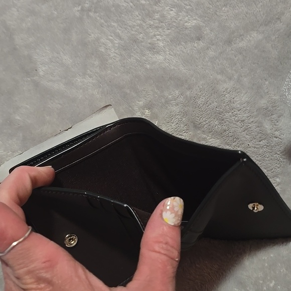 Coach Small lether Wallet Black - Picture 4 of 7